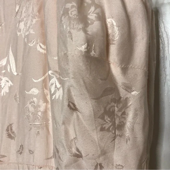 Lulu’s Red Carpet Ready Floral Satin Jacquard Halter Dress - Picture 9 of 16